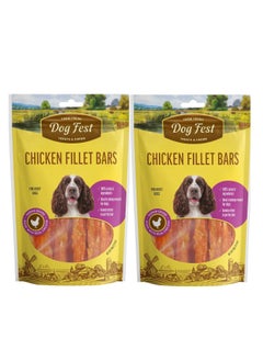 Buy Chicken Fillet Bars Soft Handcrafted Treats For Adult Dogs 2X90g in UAE