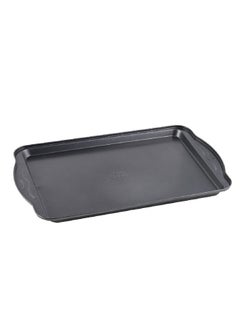 Buy Durable Carbon Steel Easy to Clean Non-Stick Baking Tray Dark Grey 46 x 28 x 2 cm BC1034 in Saudi Arabia