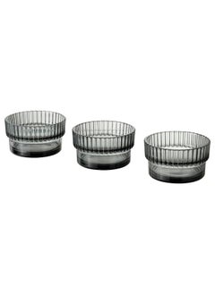 Buy Candle Holder Grey 4.5 Cm in Saudi Arabia