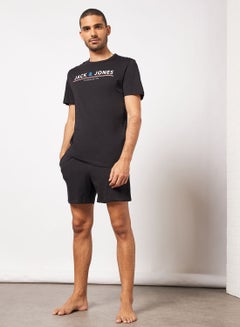 Buy Logo T-Shirt & Shorts Set in Saudi Arabia
