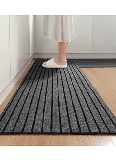 Buy TYCOM Kitchen Rugs Kitchen Mat,Non-Slip Fluffy Soft Plush Microfiber Shower Carpet Rug, Machine Washable Quick Dry  Kitchen Mats - 50 * 80+50 * 120cm Brown in UAE