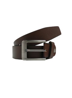 Buy GENUINE LEATHER 40MM FORMAL AND CASUAL BROWN BELT FOR MENS in UAE