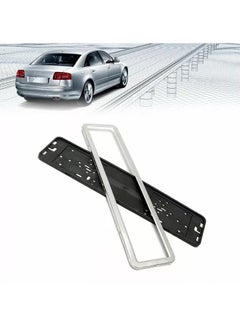 Buy Stainless Steel Car License Number Plate Frame in Saudi Arabia
