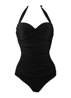 Buy Women's One Piece Swimsuit, Tummy Control Push-Up Wrap Bikini, Bandeau Bathing Suits, Slimming Twist Swimwear in Saudi Arabia