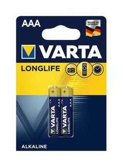 اشتري Long Life AAA Alkaline Battery (1.5 V, 2 Pcs) في الامارات