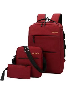 Buy Red 3-Piece Bag Set in Saudi Arabia