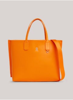 Buy Women's Iconic Tommy Satchel - faux leather, Orange in Saudi Arabia