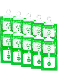 اشتري McMola 10 Pcs Dehumidifier Hanging Bag, Dehumidifiers For Home & Kitchen, Home Moisture Absorber Hanging Dehumidifiers For Wardrobes/Kitchen/Living Room/Bathroom/Bedroom في الامارات