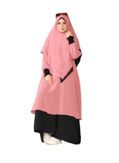 Buy Edna material is crepe in chiffon, crepe in chiffon, it consists of 4 pieces, a niqab, a veil, a ribbon, and an abaya. The size can be worn up to 90 kilos for women. in Egypt