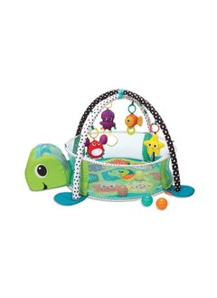 Buy Grow-With-Me  Activity Gym/Playmat  & Ball Pit For Baby Suitable From 0 Months - Multicolour in UAE