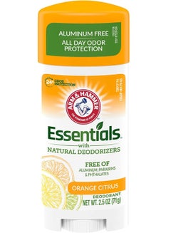 Buy Arm & Hammer Essentials deodorant, crisp orange citrus, 71G in Saudi Arabia
