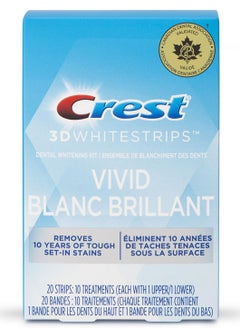 Buy 20-Piece 3D Whitening Strips Removes 10 Years of Set-in-Stains in UAE