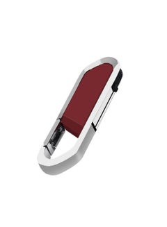 اشتري USB Flash Drive, Portable Metal Thumb Drive with Keychain, USB 2.0 Flash Drive Memory Stick, Convenient and Fast Pen Thumb U Disk for External Data Storage, (1pc 8GB Red) في الامارات
