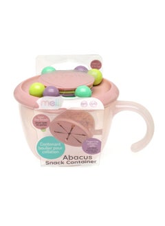 Buy Snack Storage Container With Educational Beads For Babies, Toddlers And Kids in Saudi Arabia