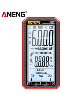 Buy ANENG 4.7-Inch LCD Display AC/DC Digital Multimeter Ultraportable True-RMS Multimeter Auto-Ranging Multi Tester with Amp Volt Ohm Capacitance Continuity Temperature Frequency Diode Tests NCV Tester in Saudi Arabia