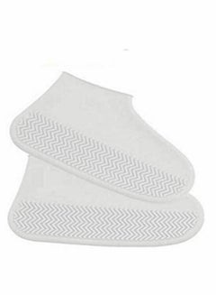 اشتري Waterproof Shoe Covers, Anbane Non-Slip Water Resistant Overshoes Silicone Rubber Rain Shoe Cover Protectors For Kids, Men, Women في السعودية