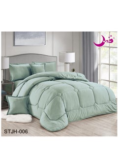 Buy Quilt Set For a king-Size Bed Consisting of 4 Distinct Pieces Size 160 x 210 cm. in Saudi Arabia