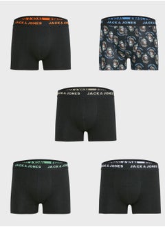 Buy 5 Pack Logo Band Trunks in UAE