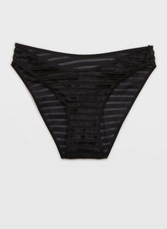 Buy Striped High Leg Bikini Bottom in UAE