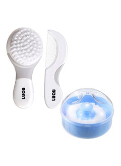 Buy Baby Comb, Brush and Powder Puff in Saudi Arabia