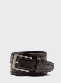 Buy Faux Leather Casual Belt in UAE