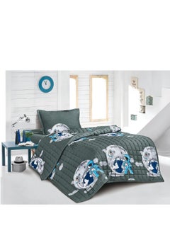 Buy Compressed bed comforter set consisting of 3 pieces children drawings in Saudi Arabia