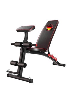 اشتري Marshal Fitness Foldable / Adjustable Dumbbell Weight Lifting Sit Up Ab Bench Home Training Gym في الامارات