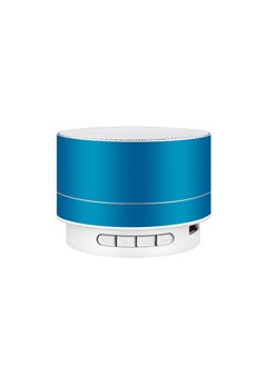 اشتري Cross-border new Bluetooth speaker desktop portable string speaker subwoofer small steel cannon noise reduction Bluetooth audio A1 speaker [blue]] في الامارات