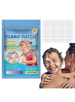 Buy Sunscreen UV Patches UV Detecting Patches For Kids And Adults 24 Pieces Waterproof UV Sunscreen Stickers Outdoor Sunscreen Patches For Face Body in UAE