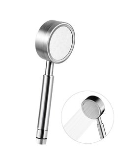 Buy Shower Head High Pressure Handheld Silver in Saudi Arabia