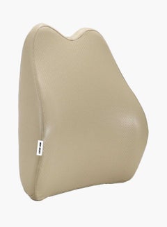 Buy Green Lion Car Seat Back Cusion - Light Brown in UAE