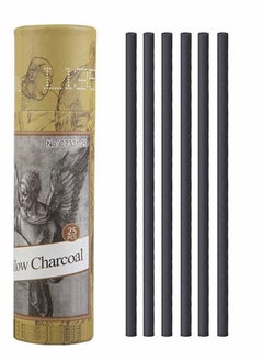 اشتري Artist Willow Charcoal Sticks for Sketching and Drawing Pencils Approx 25 Size 4 5mm Dia Compressed Art Supplies في السعودية