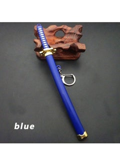 Buy Anime Cartoons One Piece Roronoa Zoro Ninja Katana Sword Keychain in Saudi Arabia