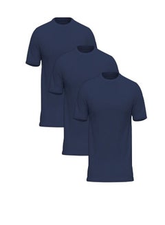 Buy Men's T-Shirt Half Sleeve Casual Tee (Pack of 3) in UAE