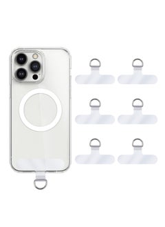 Buy 6pcs Phone Tether Tab PVC Phone Strap Tether Tabs Multifunctional Phone Lanyard Patch Pad Phone Tether Tab Thin for Most Smartphones Mobile Phones in Saudi Arabia