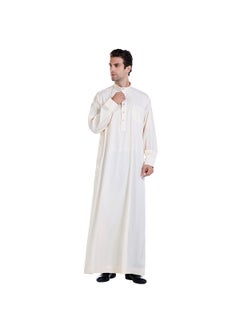 Buy Mens Middle Eastern Thobe TH815 Hot Sale Beige in Saudi Arabia