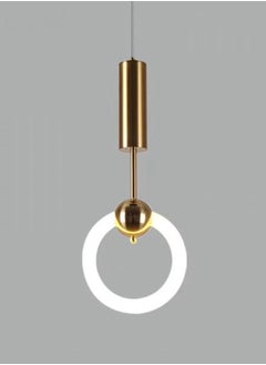 Buy Youcandle Gold Single Pendant Round LED Chandelier in Saudi Arabia