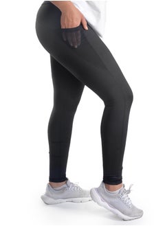 Buy Doe side pocket elevate leggings - Black in Egypt