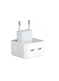 Buy iPhone 14 Pro 50W Power Adapter With Dual USB-C Ports For Apple Devices in Egypt