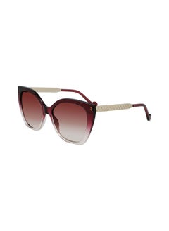 Buy Women's Full Rim Acetate Modified Rectangle Sunglasses LJ752S 5617 (618) in UAE