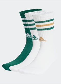 اشتري 3-Stripes Cushioned Crew Socks 3 Pairs في مصر