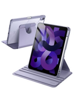 Buy Rotating Cover Case for iPad Pro 11 inch M4 (2024) A2836,A2837,A3006 with Pencil Holder, 360 Degree Rotation Protective Stand Cover Clear Back, Auto Wake/Sleep For 2024 Pro 11 inch M4 Case in Saudi Arabia