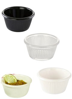 Buy 3pcs Remican Small Acrylic Sauce Bowl 7cm in Egypt