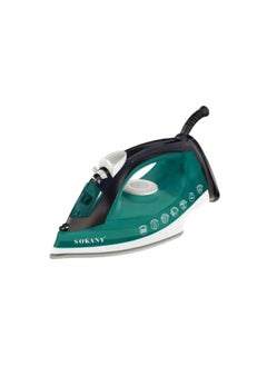 Buy Ceramic Steam Iron (Steam /Dry/Spray) - 2000W (Black)(SK-YD-2110) in Egypt