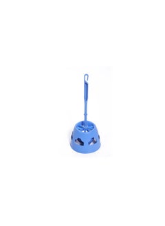 Buy Toilet brush with bamboo base, blue crescent and silver star 6221999652742 in Egypt