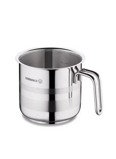 Buy Korkmaz Astra 2 18/10 Stainless Steel Milk Boiler 14 cm in Saudi Arabia