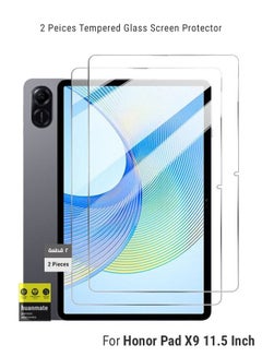 اشتري 2 Pieces Tempered Glass Screen Protector For Honor Honor Pad X9 11.5 Inch Clear في السعودية