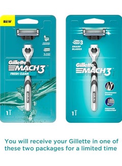 Buy Gillette Mach3 New Blade Razor - 1 Count in UAE