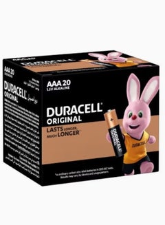 Buy 20 Pieces Original AAA 1.5V Alkaline Battery in UAE