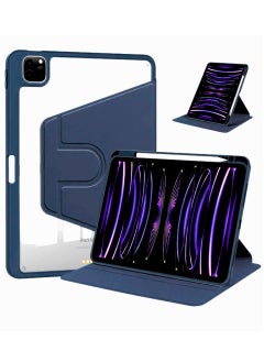 Buy iPad 11 Pro Case with Built-in Pencil Holder, 360 Degree Folding Stand Cover, Wake/Sleep Unlock and Flexible Viewing Angles, Green in Saudi Arabia